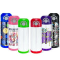 Kid Cup 12oz Stainless Steel Vacuum Insulated Thermoses with Handgrip Locking Lid for School-Eco-Friendly Customizable Logo