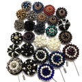 Handmade Mens Lapel Bead Stick Pin Suit Decoration Pearl Wedding Business Brooch Pins Flower Hand Made Fashion Accessories