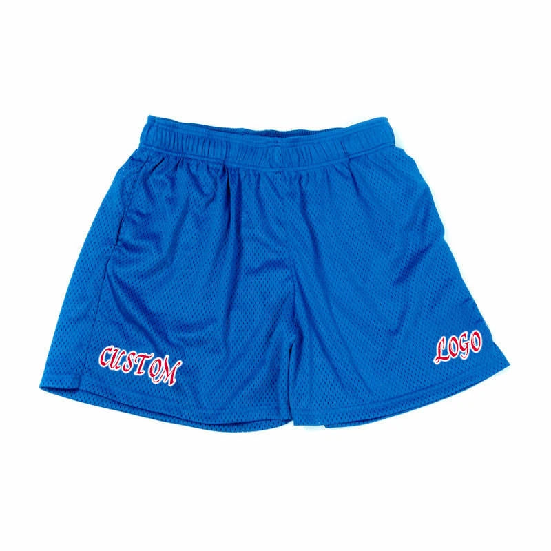 Heavy Weight High Quality Mesh Shorts Basic Short Summer Custom Printed Basketball Inner Seam 5 Inch Shorts Mesh Shorts Men