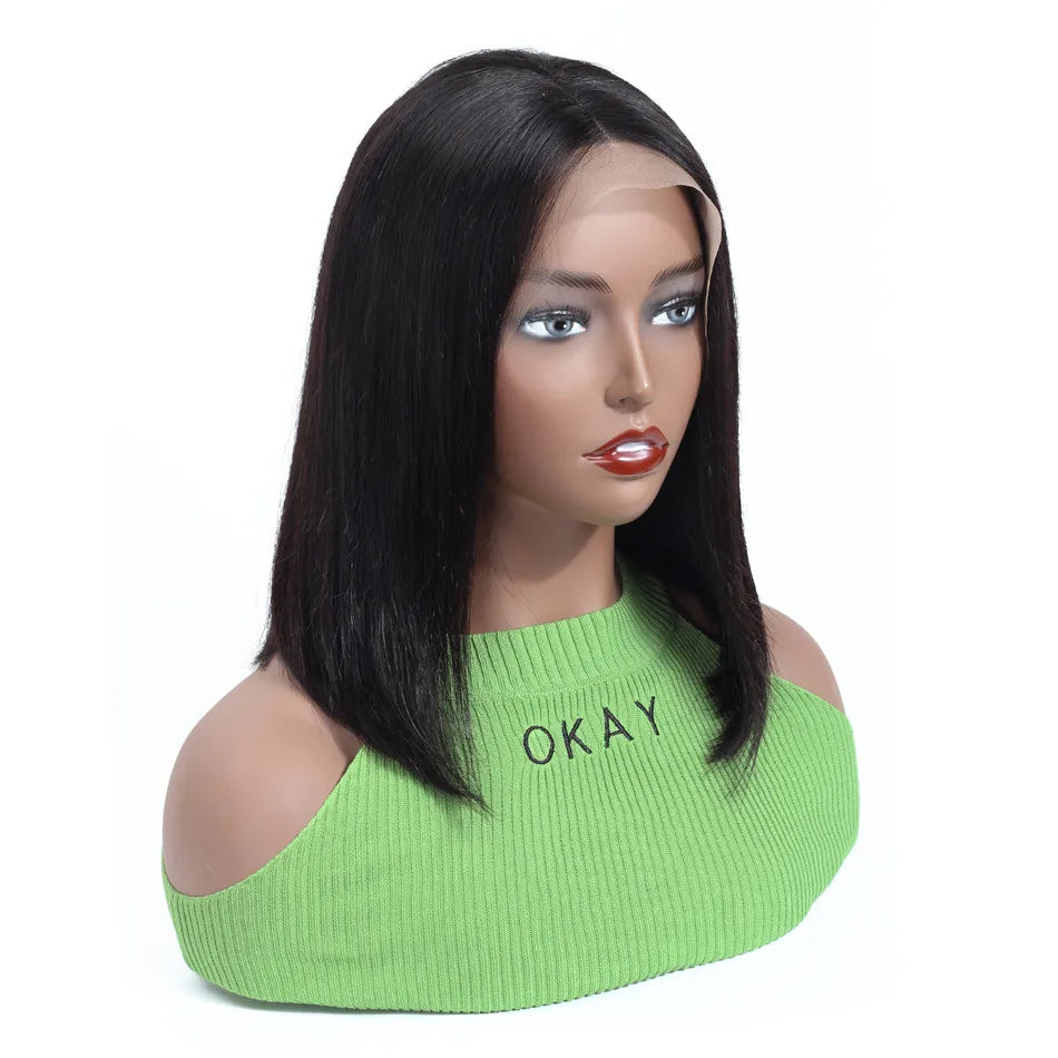 Wholesale Quality Raw Brazilian Straight Short Bob Wigs Human Hair Lace Front Wigs for Black Women Glueless Hd Lace Frontal Wigs