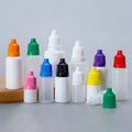 HDPE Mini Eye Drop Bottle Wholesale 5ml 10ml 15ml 20ml 30ml Plastic Squeeze Bottles Nozzle Tip Easy Open End for Liquid Medicine
