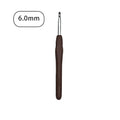 Soft 6.0mm Crochet Hook Set with Plastic Metal Silicone Steel Handles for Knitting Weaving Craft & DIY Knitting Tools