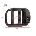 Metal Adjuster Ladder Buckle Hardware Handbag Backpack Bag Shoulder Strap Slider Hook Ladder Lock Buckle