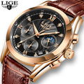 LIGE LG8912 Hot Sales Sport Watches Luminous Waterproof Quartz Watch Men Chronograph Wrist Watch Wholesale Price