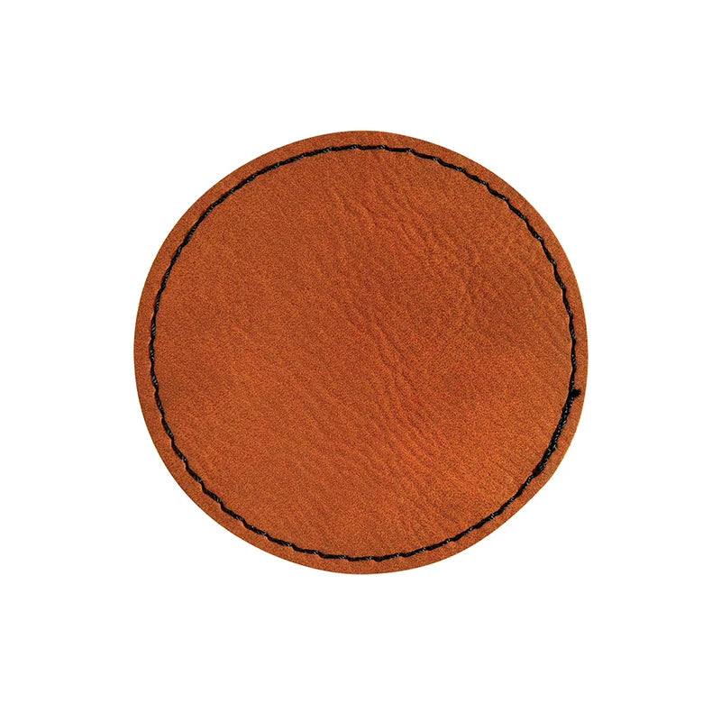 Custom Iron on Blank Leather Patch for Hats
