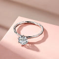VOAINO 1 CT Jewelry 18k Gold Mosinite Diamond Engagement Rings Jewelry Women 18k 14K Gold