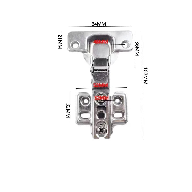 Factory Hot Sale 35mm Clip-on Iron Hydraulic Hinge Soft Close Furniture Hinge for Kitchen Cabinets Door
