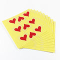 90pcs Per Pack Red love Sealing Sticker Multifunction DIY Decor Sealing Sticker Products Package Label