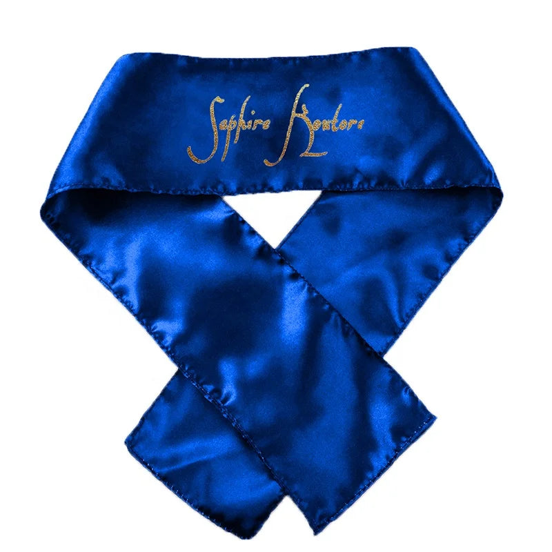 Customizable Satin Silk Headband for Makeup Edge Control Band for Smooth Hair Styling
