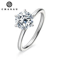 Fashion Jewelry Rings 925 Sterling Silver Moissanite Ring Engagement Wedding Diamond 2ct Solitaire Moissanite Rings