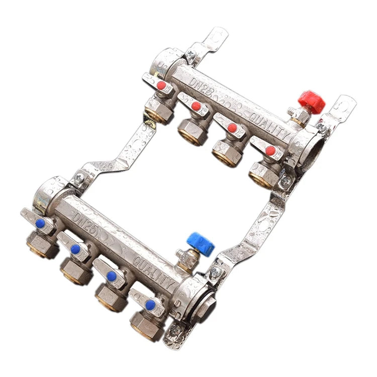 PEX Stainless Steel Radiant 1/2" Brass Water Distribution Parts Floor Heating Systems Underfloor Pex Heating Manifolds