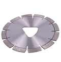 6inch 150mm With Triangle Hole Early Entry Laser Welded Diamond Green Aggregate Concrete Saw Blades
