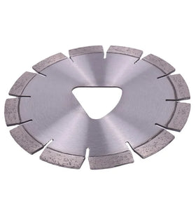 6inch 150mm With Triangle Hole Early Entry Laser Welded Diamond Green Aggregate Concrete Saw Blades