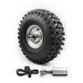 L-faster 500W All Terrain Electric Wheelbarrow Geared Motor Wheel 15x5.00-6 Fat Off Road Rough Tyre for 15" Electrical Trolley