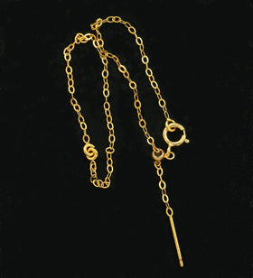 1/20 14K Gold Filled Extension Chain With Adjustable Silicone Beads Multi Sizes Link O Chain Bracelet DIY Jewelry Accessories
