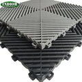 Modular Interlocking PP Garage Tiles Industrial Design Style Car Wash Grate Vinyl Flooring for Sports Venues & Warehouses