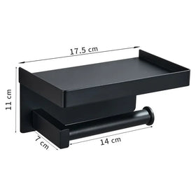 New Popular Organizer Toilet Paper Holder Stainless Steel Bathroom Paper Holder Metal Toilet Tissue Rack