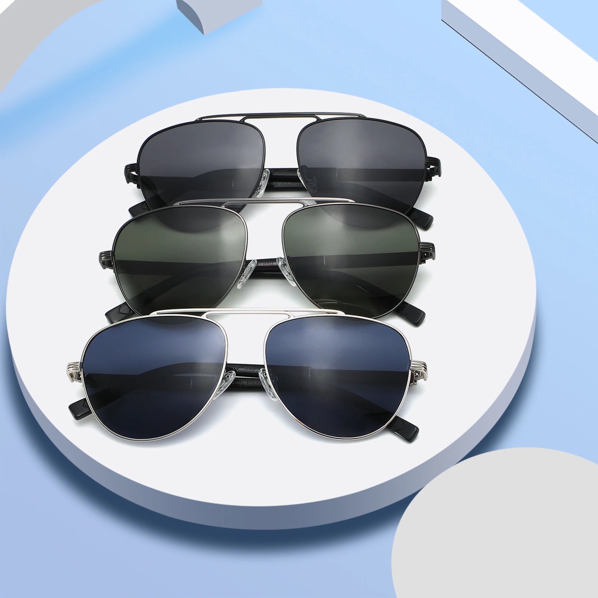 CONCHEN New Arrivals Small MOQ Fashion Classic Sun Glasses Custom Logo Metal Frame Sunglasses Men Luxury Brand High Quality 2025