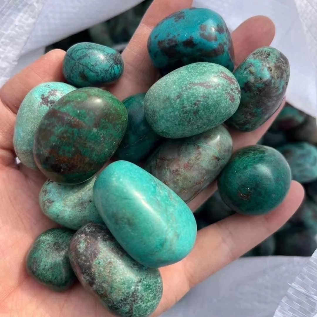 Wholesale Natural Fynchenite Tumbled Stone Polished Quartz Crystal Gravel Tumbled Stone