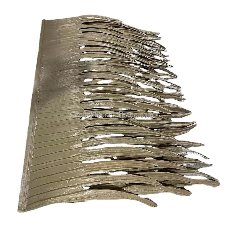 Artificial Synthetic Thatch Roof Rolls | Palm Thatching for Tropical Tiki Huts & Gazebos