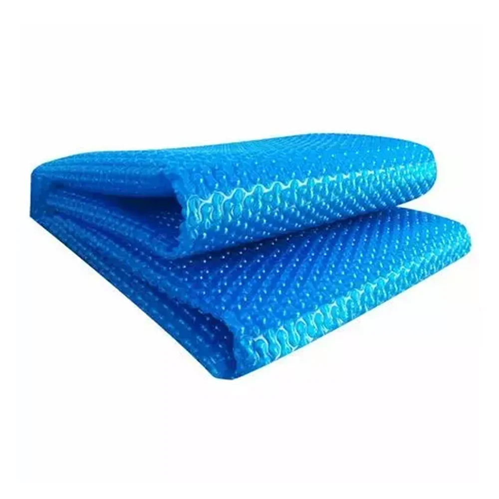 Stainless Steel/ABS Swimming Pool Blue Pool Cover with Roll Customized Size Easy Install