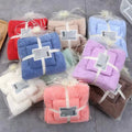 Manufacturer Wholesale Good Quality Microfiber Bath Towel Set Quick Drying Cheap Price Coral Fleece Luxury Kids Bath Towels