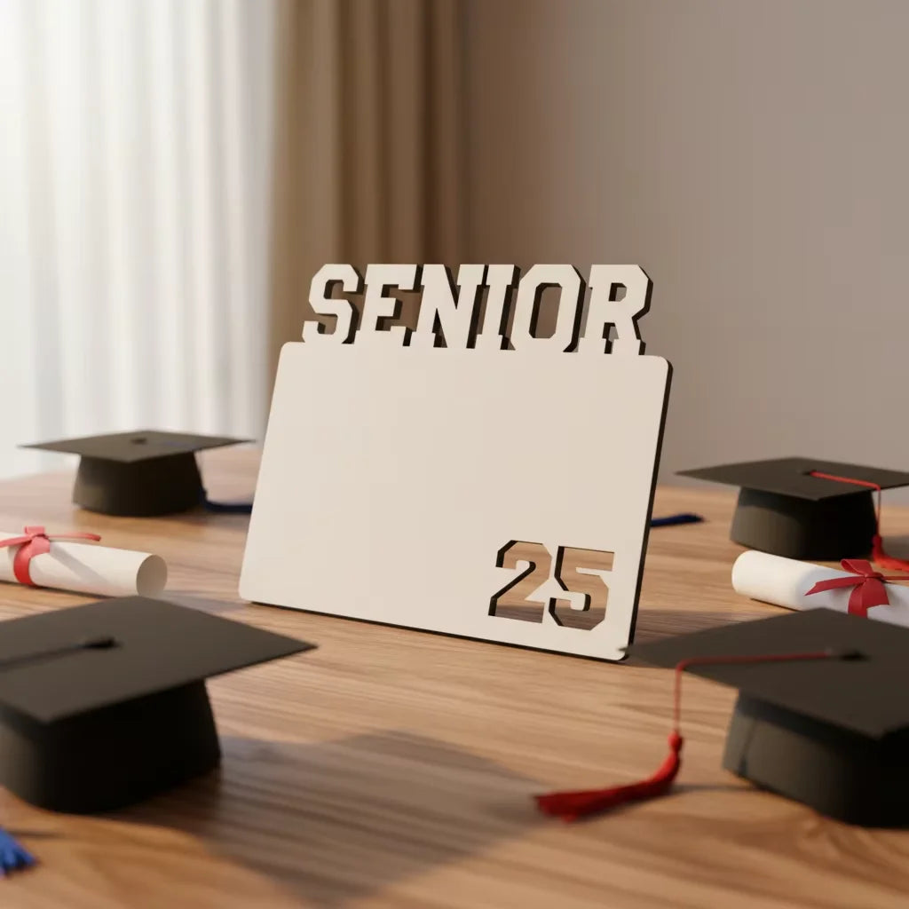 Wholesale 2025 MDF Sublimation Wooden Blanks Grad Anniversary Souvenir Photo Frames