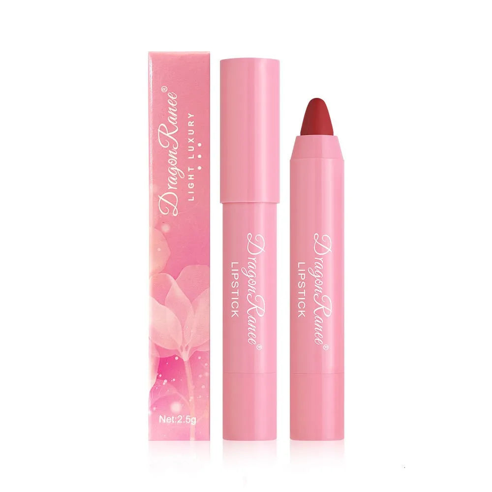 Dragon Ranee 9 Color Matte Velvet Lipstick Crayon Box Lipstick Soft Matte Nude Lipstick Pen Lip Care