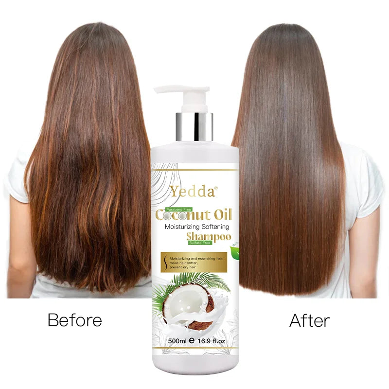 Self-owned Brand Premium Grade Natural Coconut Oil Repairing Moisturizing Cream Conditioner Organic Plant Extract Anti-Frizz