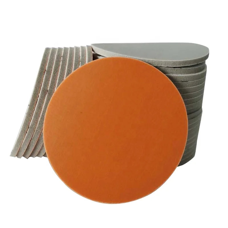 Box of 20 5-Inch Self-Adhesive Sand Skin Beauty Dry Sandpaper Back Flocking for Car Paint Surface Polishing 12pcs/box