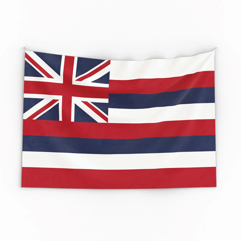 Fast Delivery 3x5 Hawaii Flags Sublimation Design Print Logo Color Flags Banners Hawaii Flag