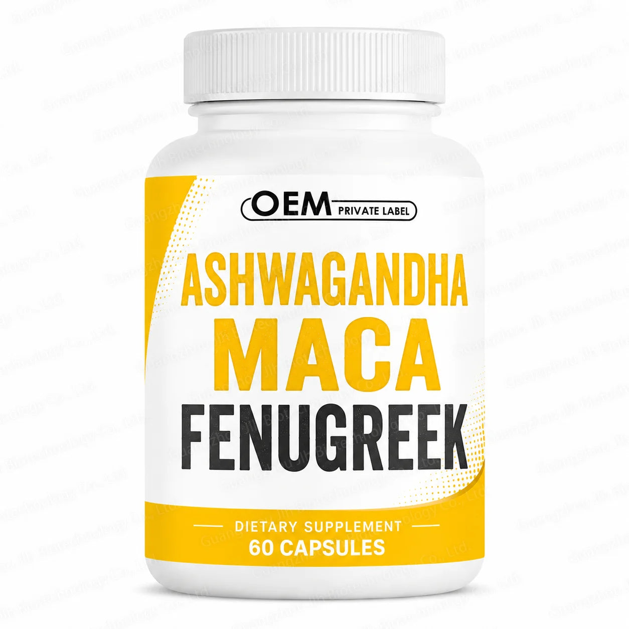 OEM Ashwagandha Maca Root Capsule for Men Women All in One Black Fenugreek Seeds Extract Capsules