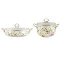 New Style Classic Home Kitchen Thickened Non Stick Casserole Cooking Pot Enamel Pot with Double Handle
