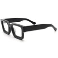 Luxury Italy Brand Designer Hand Polished Mens Handmade Thick Acetate Prescription Blue Light Blocking Glasses Eyewear