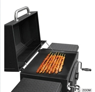 Reusable PTFE Coat Non-Stick Fireproof BBQ Grill Mat