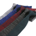 Men's Polyester Knitted Ties Solid Neckties Business Casual Formal Style for Suits Great As Gifts