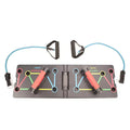 Multi-Functional Folding Push-Up Board with Resistance Bands Home Gym Fitness Body Building Sports & Entertainment Product
