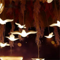 Modern Luxury Crystal Chandelier Light Bird Seagull Design for Wedding Christmas Acrylic Home Decor for Living Room Interior