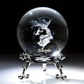 3d Laser Cube Luxury Carved Laser Engraved Crystal Glass Constellation Etching Table Decoration Night Lamp