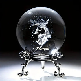 3d Laser Cube Luxury Carved Laser Engraved Crystal Glass Constellation Etching Table Decoration Night Lamp