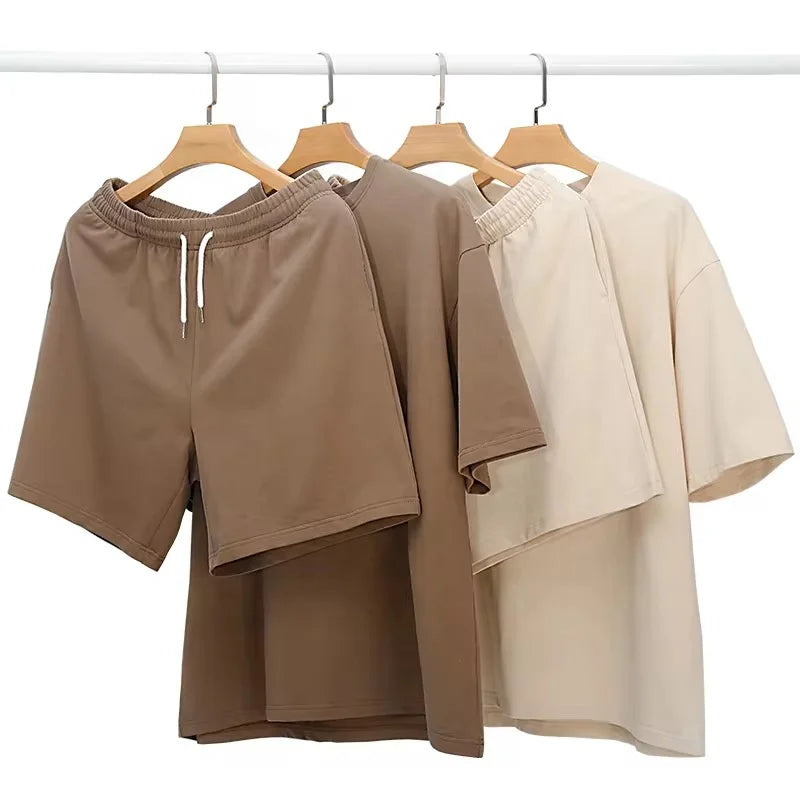 Men's T-shirt Sets and Shorts Set Men T-shirt Sets for Men Gym Nikee Men's Shorts and T-shirt Set and Trouser Set for Men