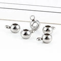 Stainless Steel Chain for Necklace Bracelets Parallel Through Beads With Welded Ring Waterproof Non Allergic Jewelry Findings