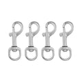 Stainless Steel Swivel Eye Bolt Flagpole Snap Hook Outdoor Carabiner Dog Chain Leather Craft Rope Snap Clips-Quality Hardware