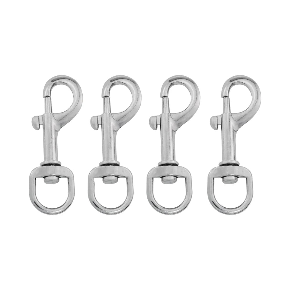 Stainless Steel Swivel Eye Bolt Flagpole Snap Hook Outdoor Carabiner Dog Chain Leather Craft Rope Snap Clips-Quality Hardware