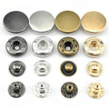 Custom Logo Metal Snap Button 4 Parts Snap Fastener Button for Clothing