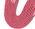 Wholesale 3 * 6mm Watermelon Red Round Abacus Soft Ceramic Beads DIY Bracelet Necklace Loose Beads