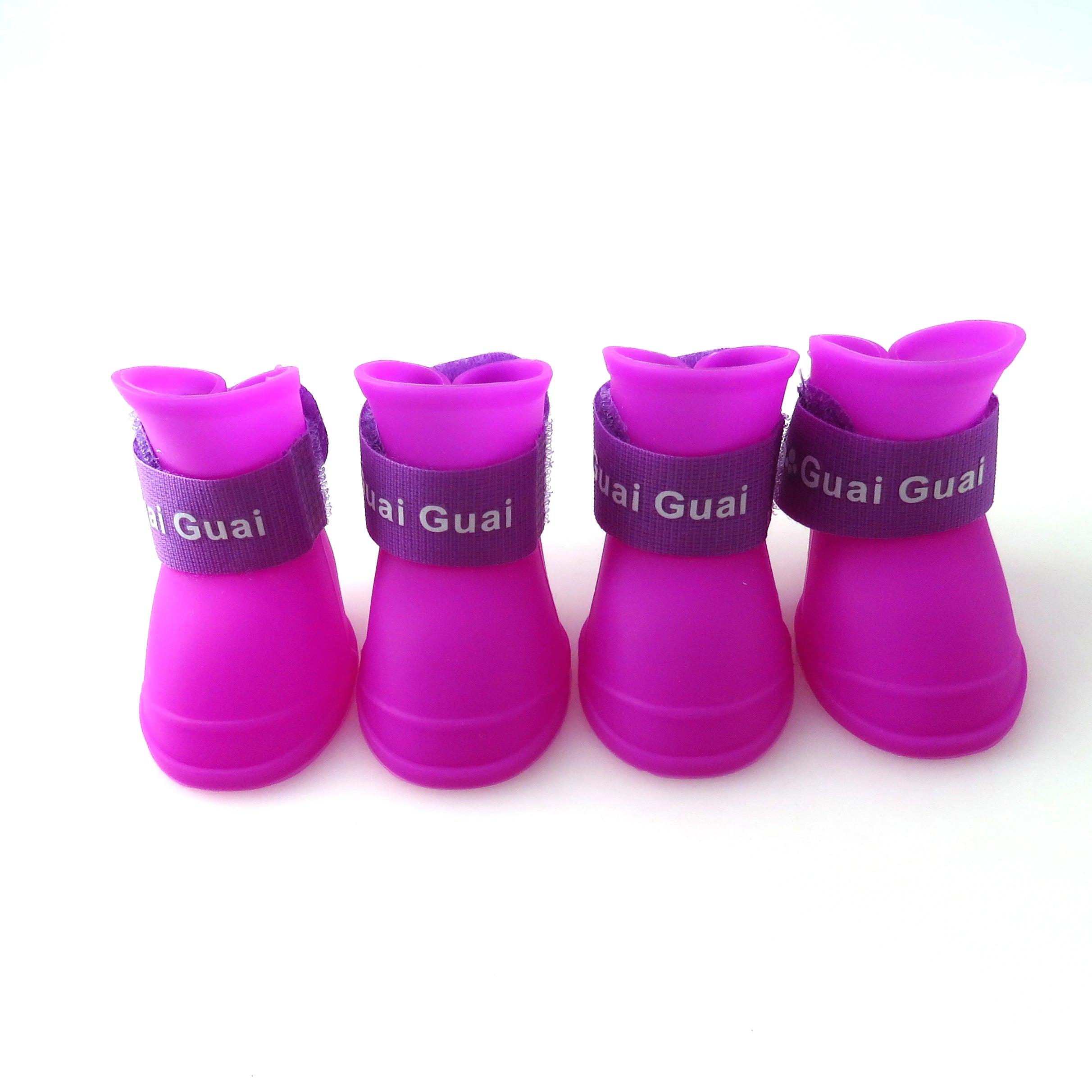 Hot Selling Pet Antislip Waterproof Shoes Outdoor Rainboots Silicone Soft Rubber Silicone Rain Boot Dog Shoes