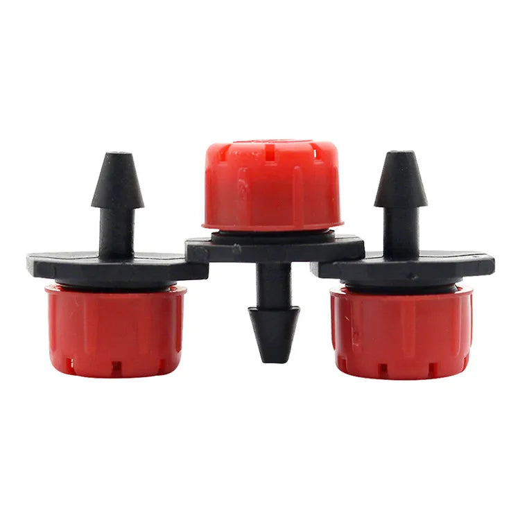Adjustable Agriculture 8 Holes Micro Drip Irrigation Emitter Anti-clogging Automatic Garden Dripper