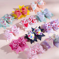 Double-Color Hair Bows with Clips New Design Kids Girls Hair Barrettes Joint Ribbon Hair Bows
