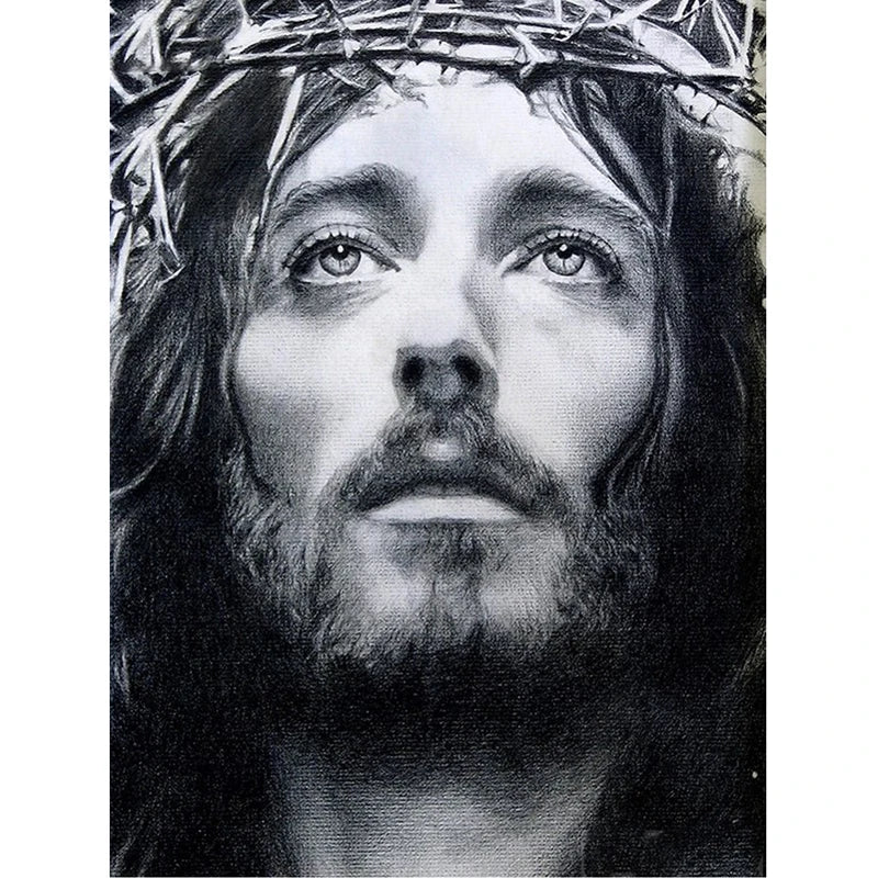 Wholesale Diy Diamond Painting the Religious Leader Jesus Portraits Full Drill Diamond Embroidery Wall Decor Home Handicrafts MegaBDM
